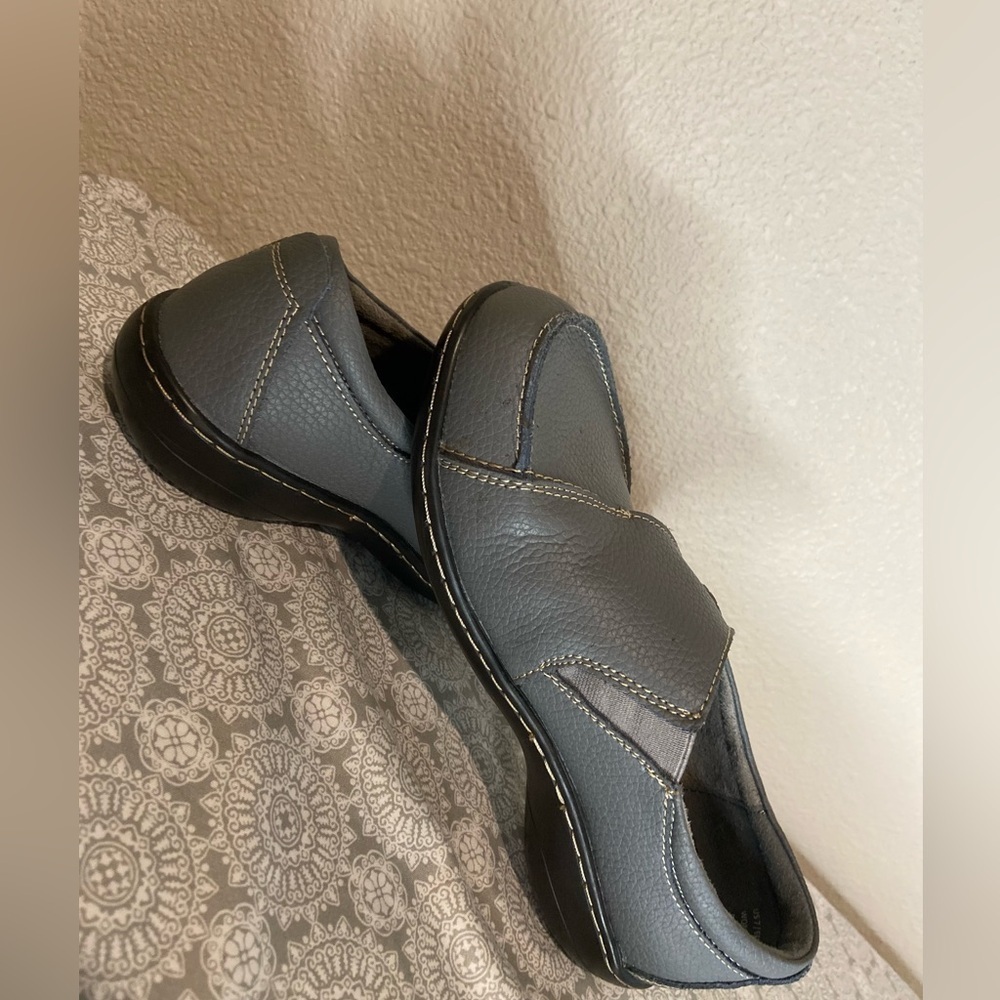 Soft Pebble Leather Slip-On Loafers w/Abeo 3D Customized Orthotic Footbed~Size 7 - Picture 10 of 13